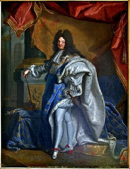 Hyacinthe Rigaud LOUIS XIV Norge oil painting art